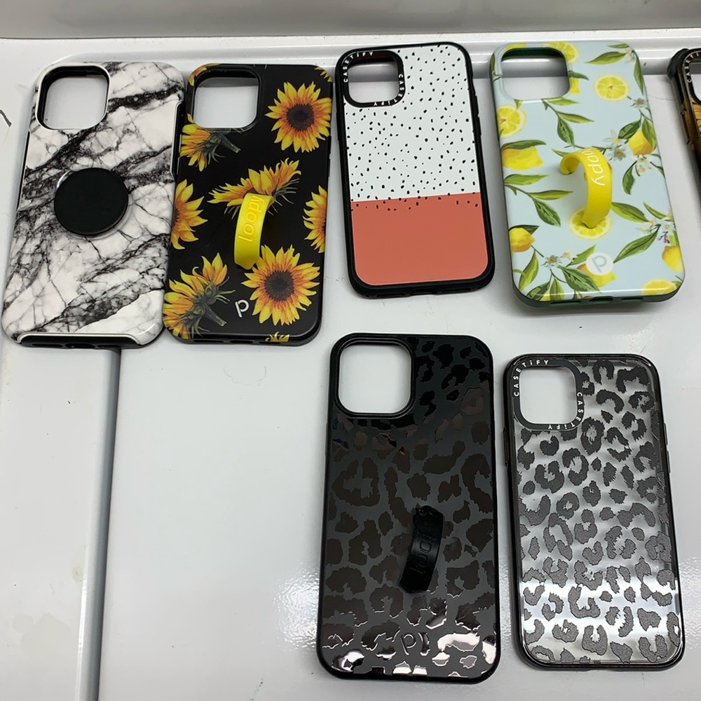 EUC iPhone 12 Pro Max set of 8 cases, all included
